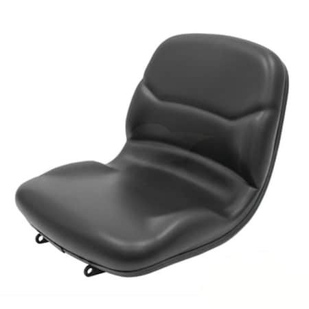 Aftermarket Seat Contoured Black Vinyl Fits John Deere 790 970 4005 870 770 670 1070 990 SEQ90-0115